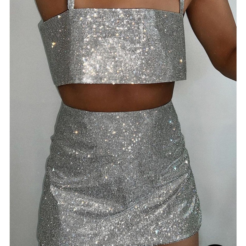 White Fox Silver Set